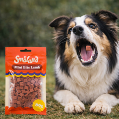 Småland Mini Bits Lamb 80g (hundegodbider af lam)