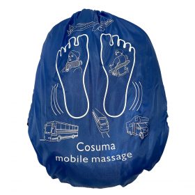 Nakkepude m/indbygget massage - perfekt til biltur, flyvetur m.m.
