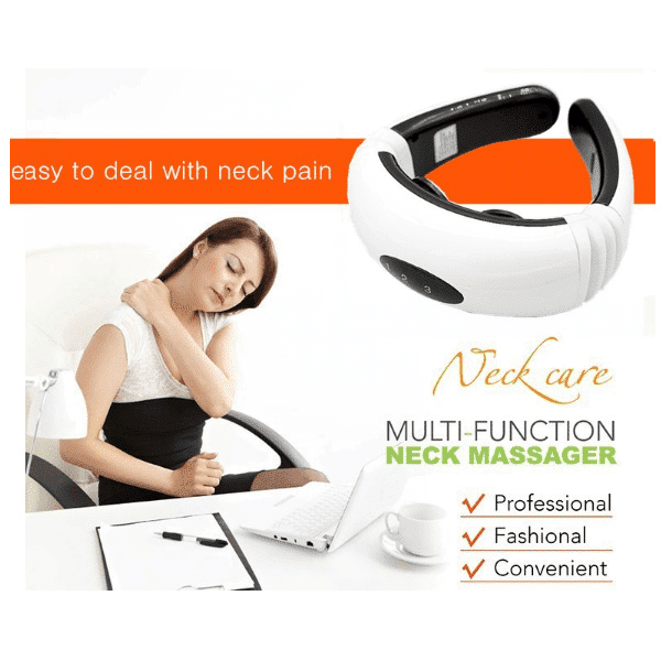 Nakkemassage m/puls - 6 programmer/16 niveauer