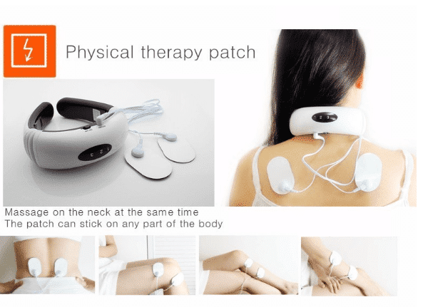 Nakkemassage m/puls - 6 programmer/16 niveauer