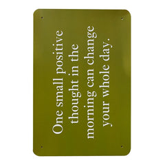 Metalskilt - One Small