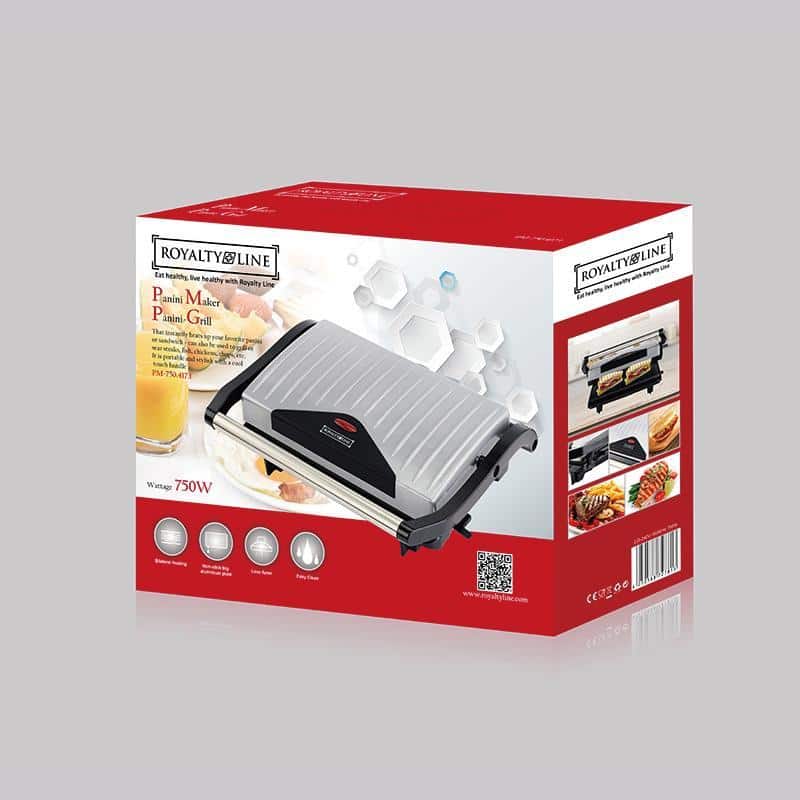 Panini grill/toaster fra Royalty Line