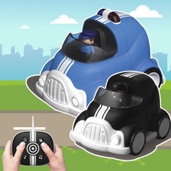 Fjernstyret Biler m/seje lys og lydeffekter (2 stk) - Politi og røver - Sharper Image -