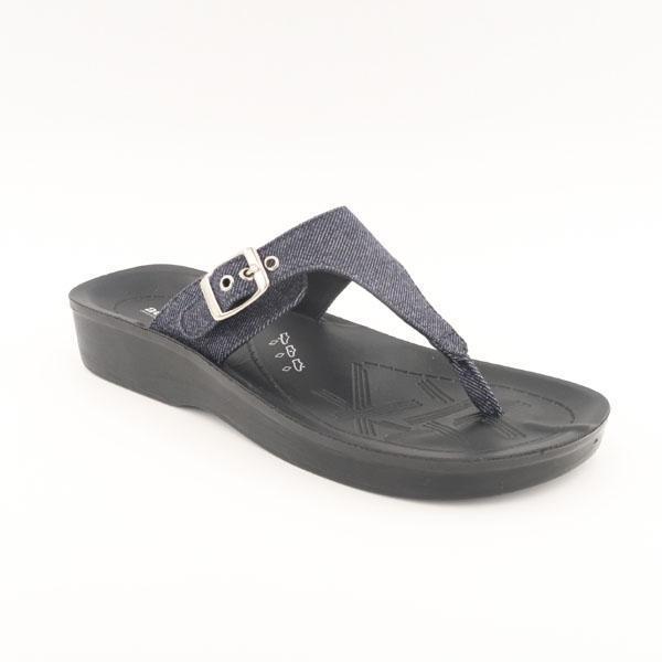 Sandaler Aerosoft model Blue Canvas m/tåsplit