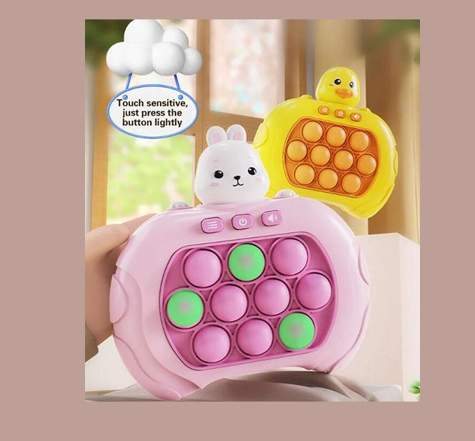 Quick Push Pop It Spil - mange farver og modeller -