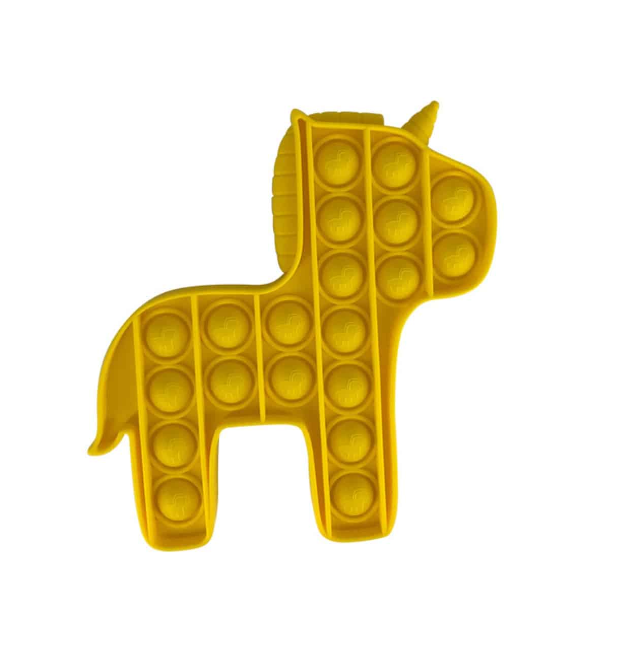 Fidget Toys - Pop It Bubbles - Enhjørning Pony (flere farver)