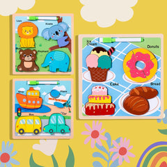 Puslespil i 3D - kreativt læringslegetøj til de mindste -