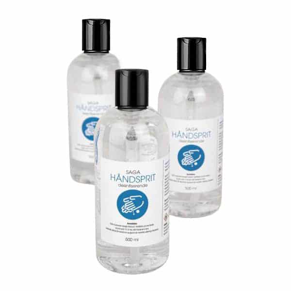Håndsprit 500 ml desinfiserende!