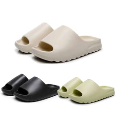 Slippers / Tøfler - Bløde og skridsikre - sort, grøn eller hvid -