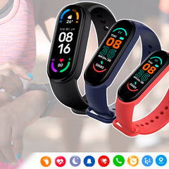 Smartwatch - m/Puls- & blodtryksmåler (vand- og støvafvisende)