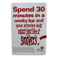 Metalskilt - Spend 30 min.