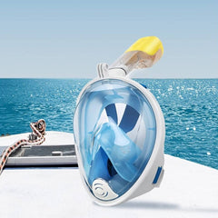 Snorkelmaske til børn og voksne med snorkel og 180 graders udsigt