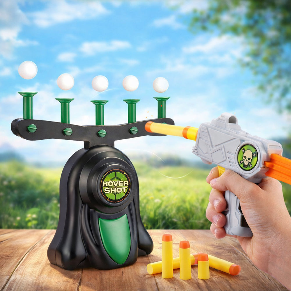 Hover Shot Skydespil – Sjovt Skydelegetøj med Svævende Bolde