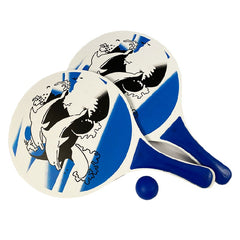 Strandtennis sæt 38 x 23,5 x 0,8 cm inkl. bold og opbevaringsnet