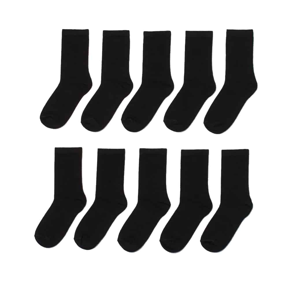 Sorte strømper - 10 par -