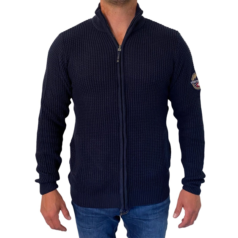 Sweatshirt Waverly Knit fra Vinson Camp i Dark Sapphire