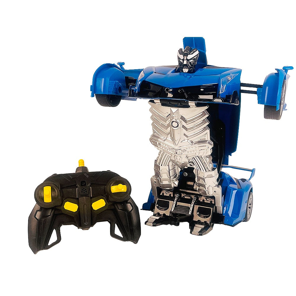 Fjernstyret Transformer Bil med Lyd- og Lyseffekter