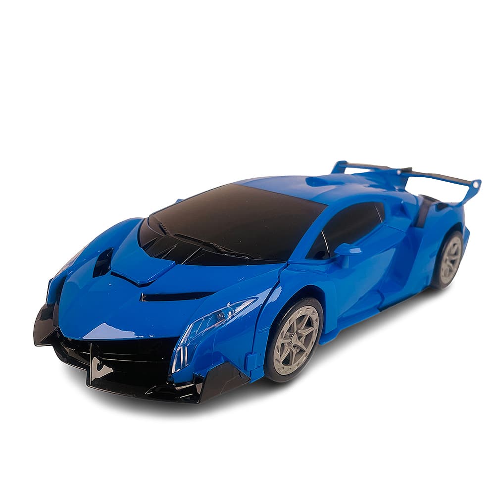 Fjernstyret Transformer Bil med Lyd- og Lyseffekter