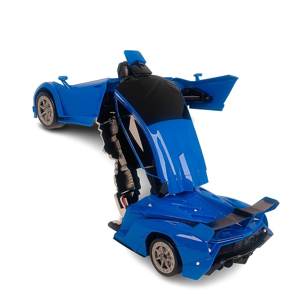 Fjernstyret Transformer Bil med Lyd- og Lyseffekter