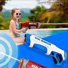 Elektrisk Kraftfuld Vandpistol der selv suger vand op når den genlader