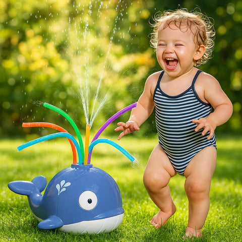 Vandspreder til Børn - Hval, Skildpadde eller Mariehøne