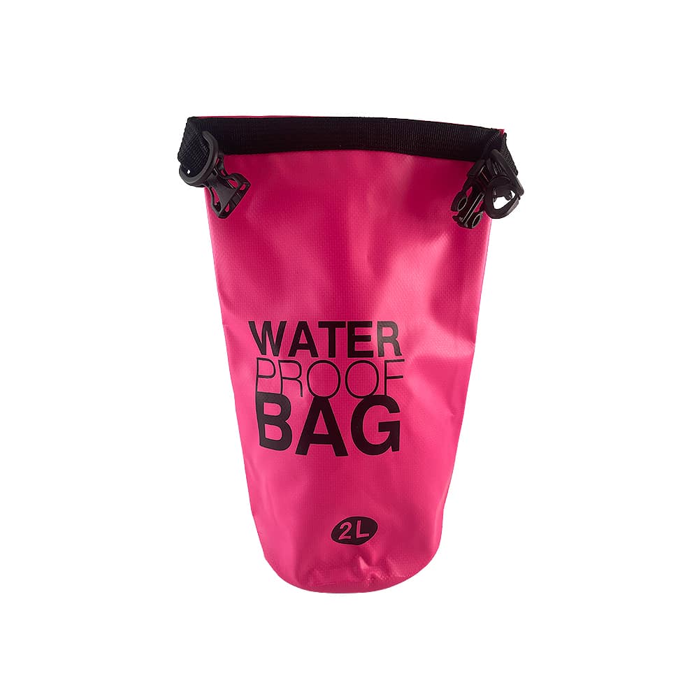 Dry bag 2 liter - Vandtæt taske - flere friske farver -