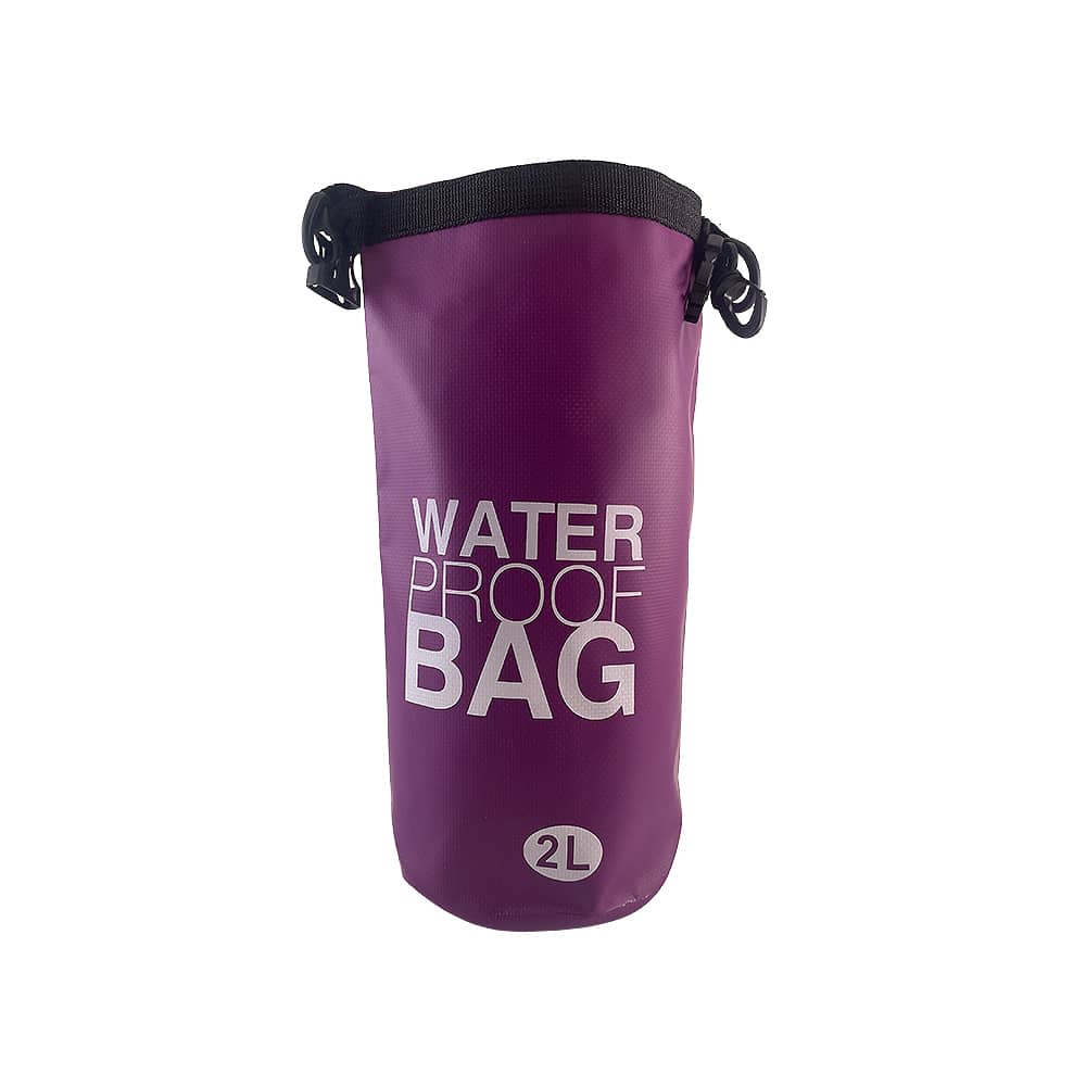 Dry bag 2 liter - Vandtæt taske - flere friske farver -