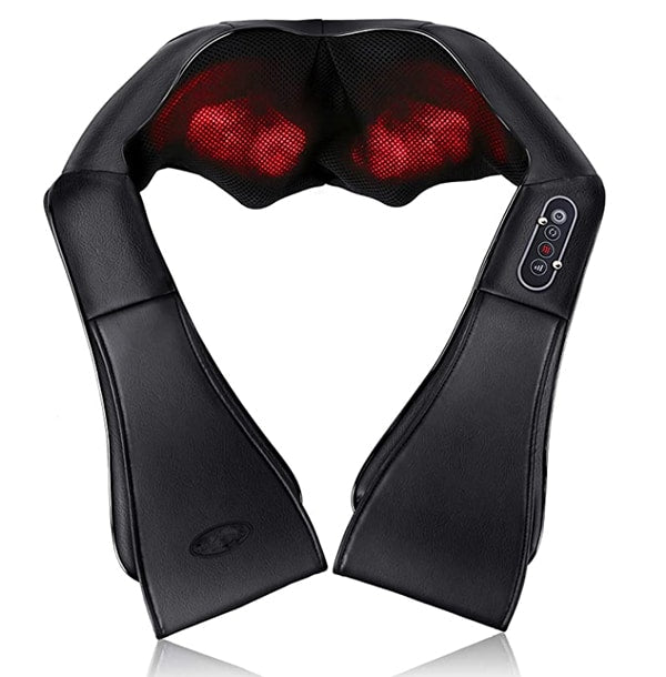 Shiatsu massagepude V2 set forfra