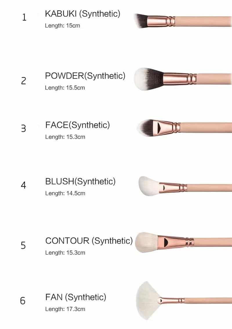 15pcs Makeup Brush Set 3 1