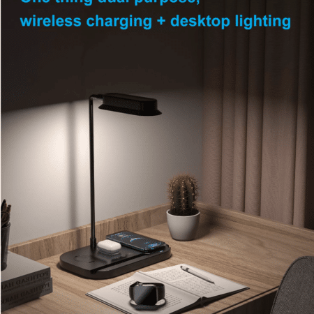 3 In1 Wireless Charger With Led Lamp Wireless Charger Alarm Clock Wireless Charger For All Smart Phones 12