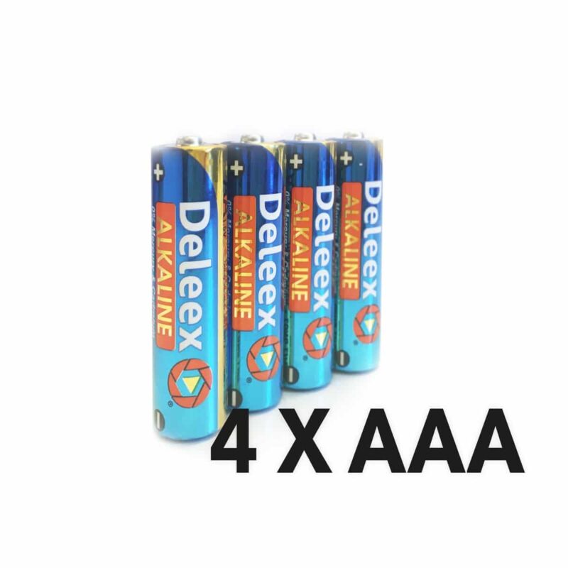 AAA Alkaline Batterier 4 stk.