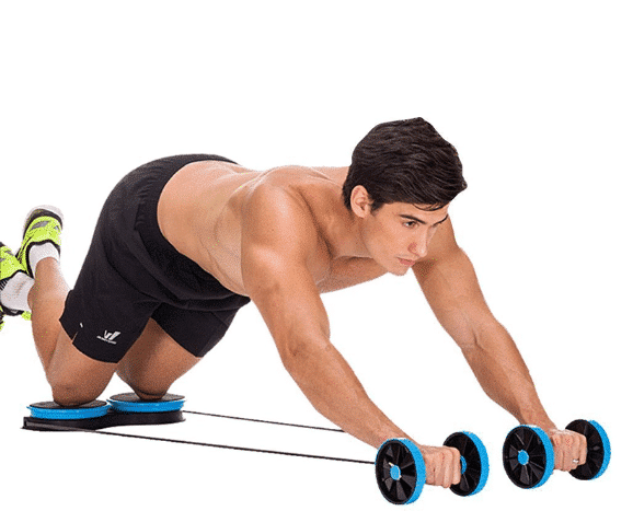 AB Wheel Abdominal Roller Wheel Trainer With Pull Rope 9