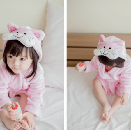 Bathrobe baby pajamas home clothes 9