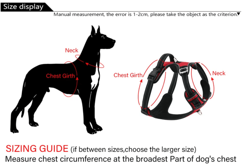 Explosion proof dog chest strap type 13