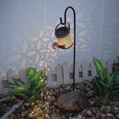 Iron shower solar kettle lamp 1