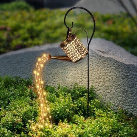 olcelle vandkande LED-lampe til haven