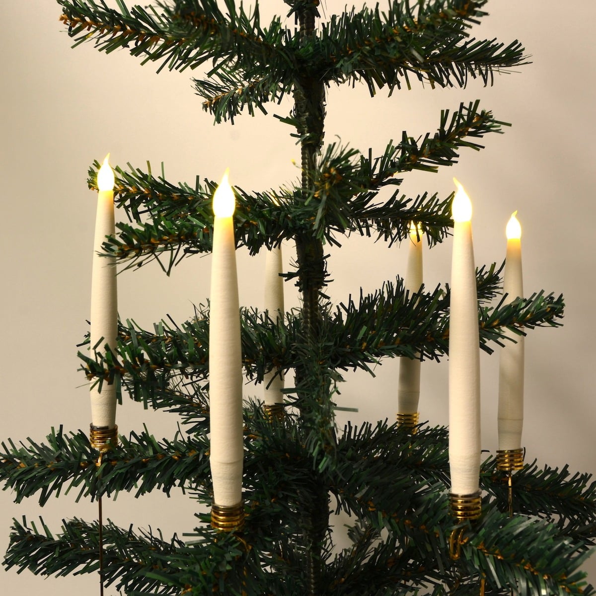 Juletræslys LED 20 stk. Trådløse inkl. Fjernbetjening & Klemmer - passer til de fleste Georg Jensen lysholdere m.m.