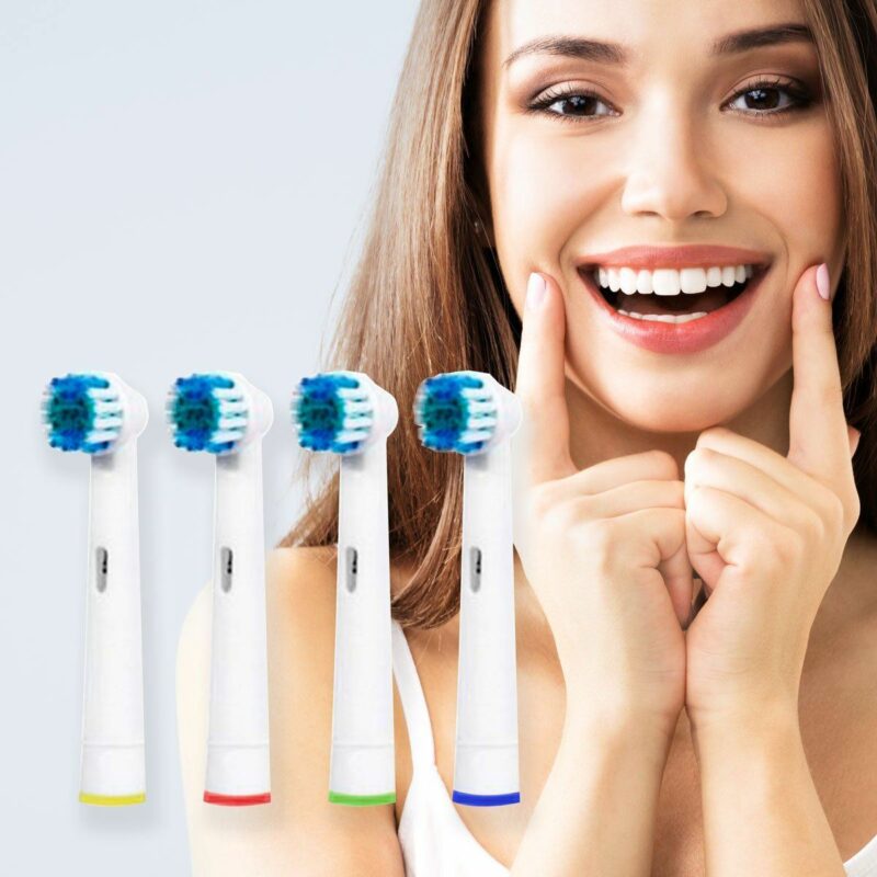 4 stk. tandbørstehoveder til Oral-B