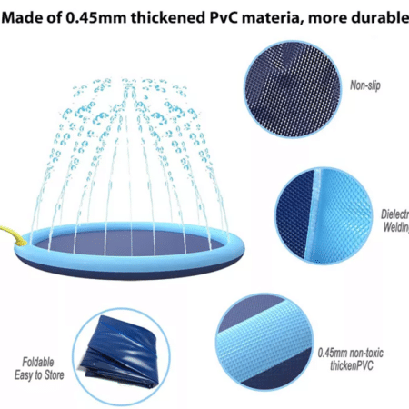 PVC PET water spray pad 5