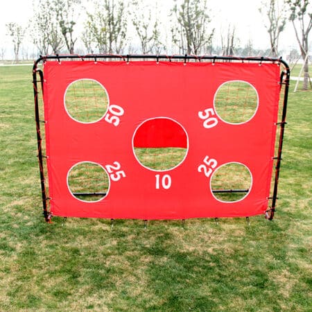 Kvalitets Fodboldmål med måltavle 240 x 170 x 85cm. m/stålramme
