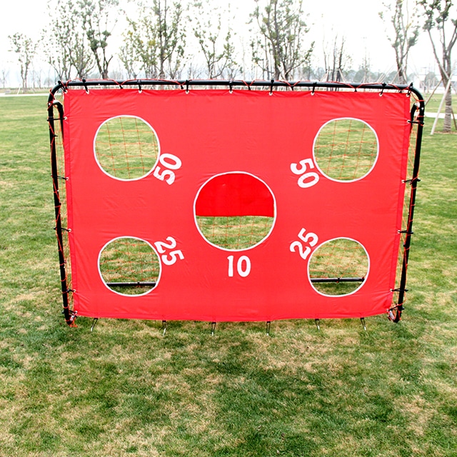 Kvalitets Fodboldmål med måltavle 240 x 170 x 85cm. m/stålramme (dug kan let afmonteres)