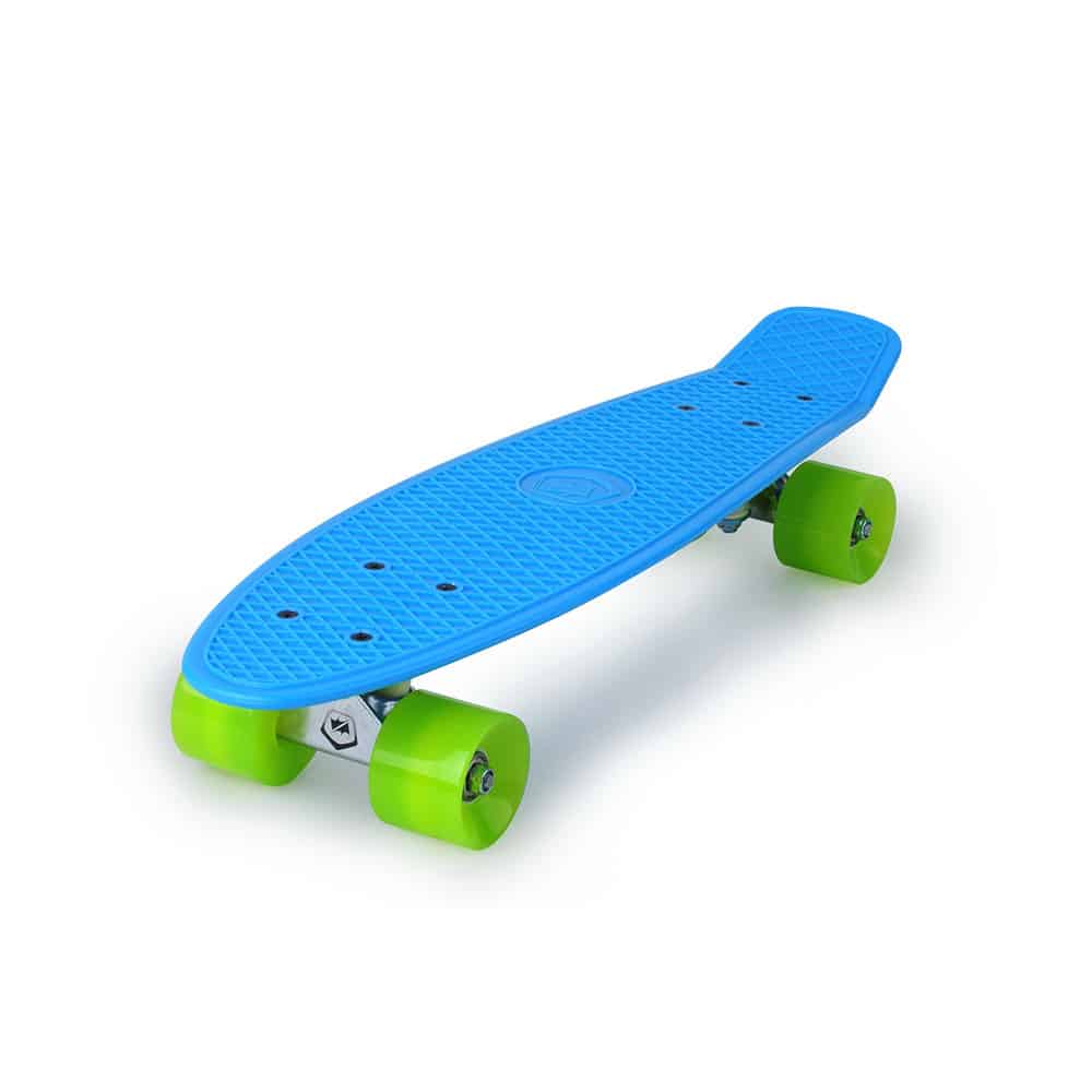 1: Skateboard med LED-hjul