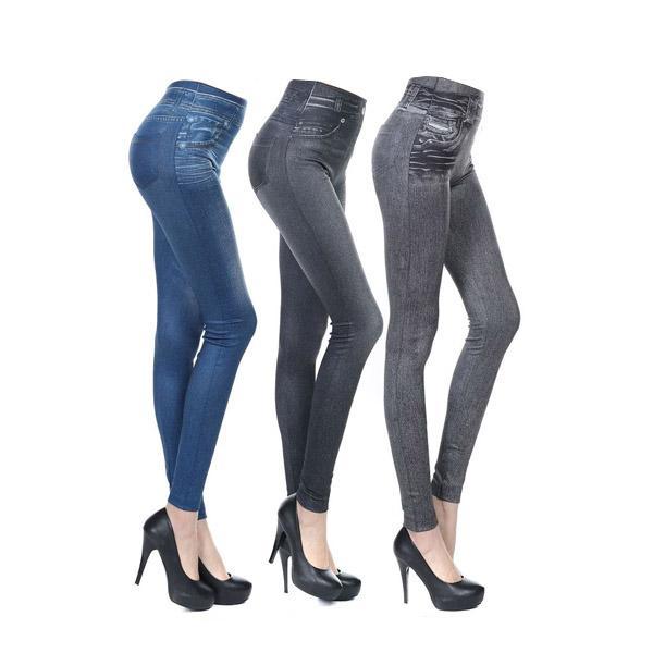 Jeans leggings med stretch (3 par)