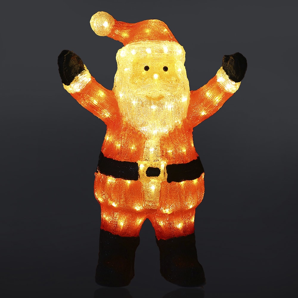Julemand højde 60 cm med LED-Lys