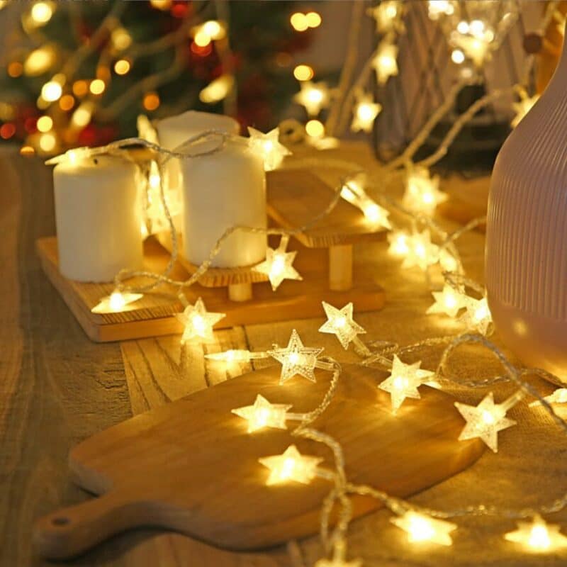 LED Christmas Day Decorative Little Star Light 3