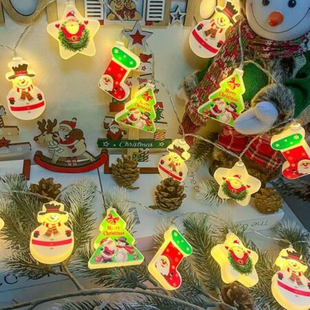 LED Christmas lights decorative products Christmas tree lights Christmas decorations light curtain strings 2
