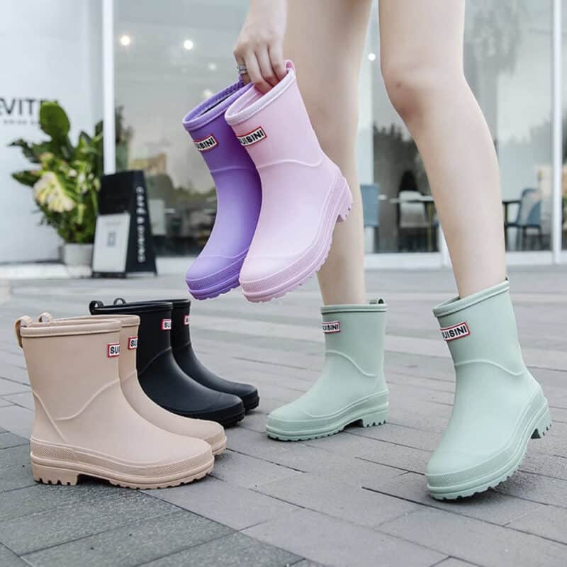 Moderne gummistøvler til modebevidste kvinder